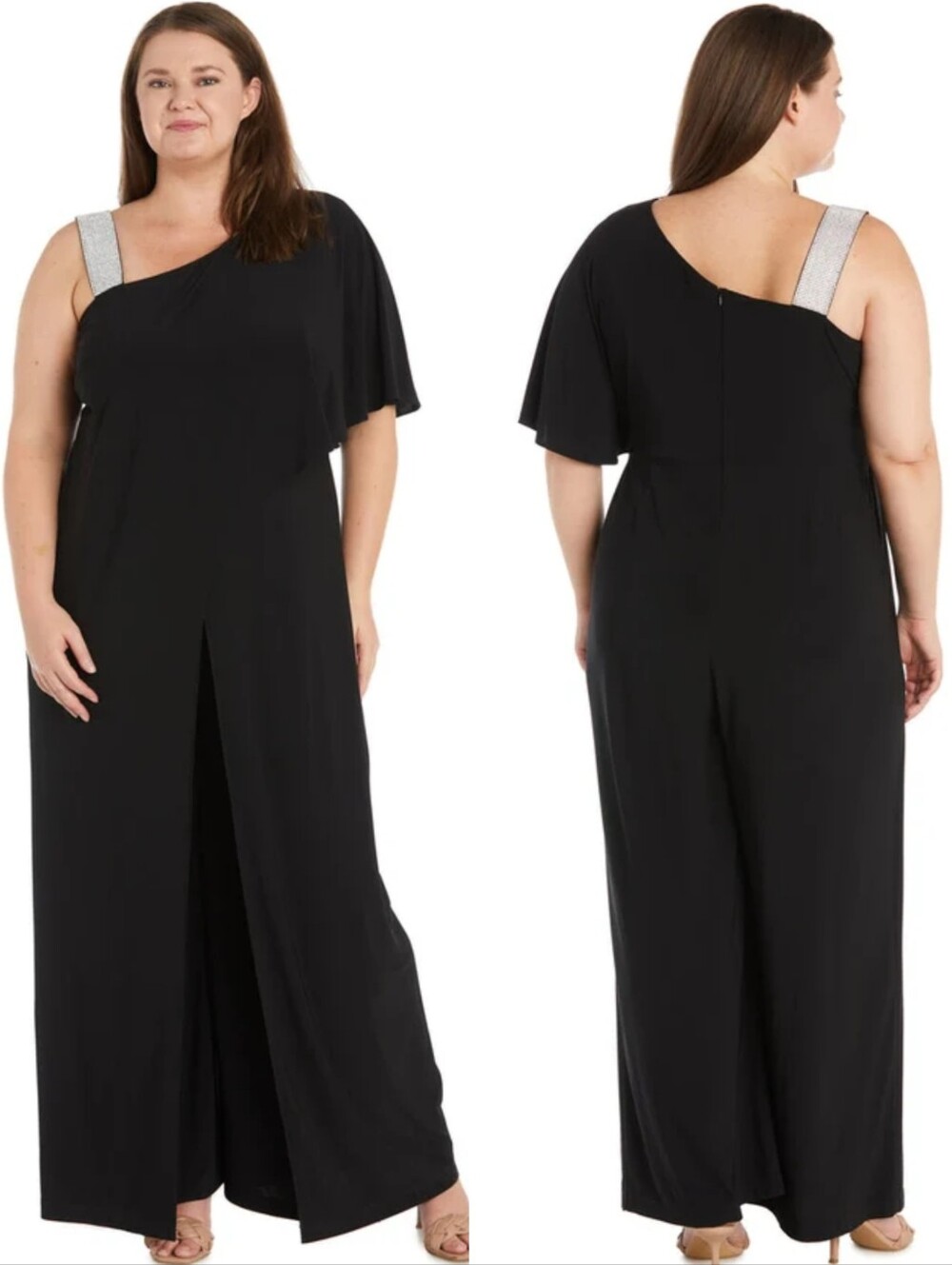 R&M Richards Overlay Formal Jumpsuit